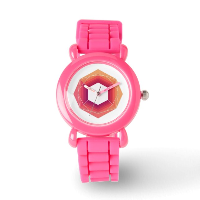 Elegant vinklad design armbandsur (Framsida)