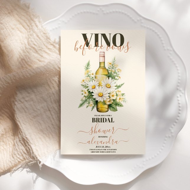 Elegant Vino före Vows Winery Möhippa Inbjudningar (Skapare uppladdad)