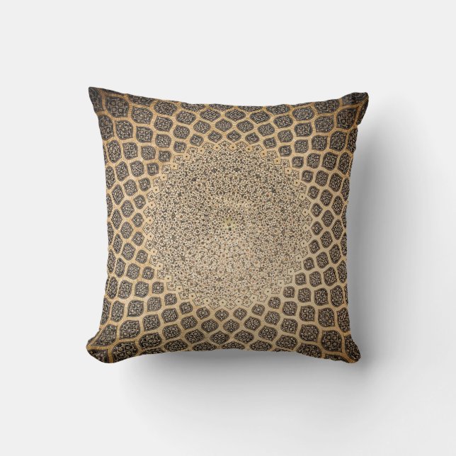 Elegant Vintage Arabesk Kudde (Framsida)