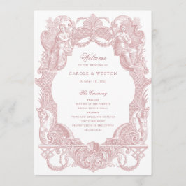 Elegant Vintage Baroque Ram Dusty Ro Toile Program