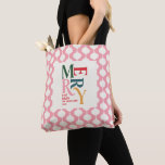 Elegant vintage: Bauble jul party-gåva Tygkasse<br><div class="desc">Elegantens vintage bauble julklapp tote. Modern typisk typdesign.</div>