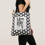 Elegant vintage: Bauble jul party-gåva Tygkasse<br><div class="desc">Elegantens vintage bauble julklapp tote. Modern typisk typdesign.</div>