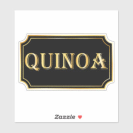 Elegant Vintage Black and Guld Pantry-etikett Klistermärken