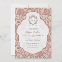 Elegant Vintage Blommig Bröllopsdusch