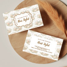 Elegant Vintage Blommig Frisyrskapare