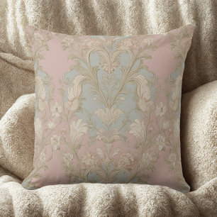 Elegant vintage blommig kastkudde kudde