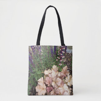 Elegant Vintage Blommig Trädgårdstotebag Tygkasse