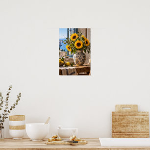 Elegant Vintage Blommig Väggkonst – Botaniskt Blom