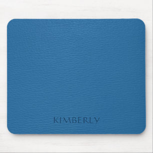 Elegant Vintage Blue Faux Leather 2 Musmatta