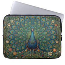 Elegant vintage bohemisk påfågeldesign