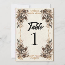 Elegant Vintage Boho Bröllopsbord med Blommor