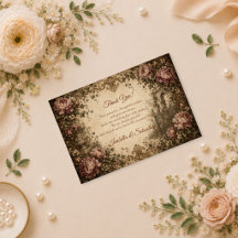 Elegant Vintage Botanisk Bröllop