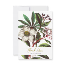 Elegant Vintage Botanisk Julros Blomma