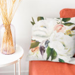 Elegant Vintage Botaniska Mönster Kudde<br><div class="desc">Elegantens vintage inspirerade,  konstnärlig olja på kudden av botaniskt blommönster.</div>
