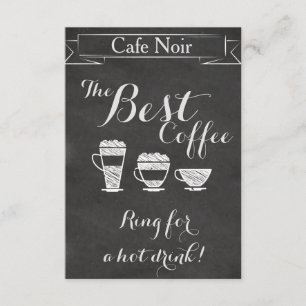 Elegant Vintage Chalk Cafe Pub Pub Coffee Flyer Inbjudningar