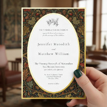 Elegant Vintage Cottage Botanical Fall Wedding