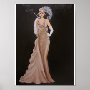 ELEGANT VINTAGE DAM, POSTER