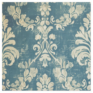 Elegant Vintage Damask Distress Mönster Tyg