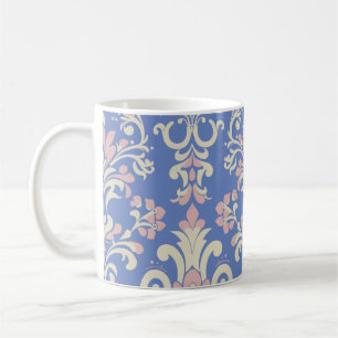 Elegant Vintage Damask-gåva till henne  Kaffemugg