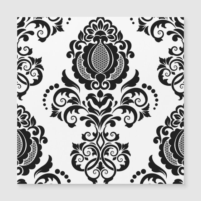 Elegant Vintage Damask Sömlös Struktur (Framsida)