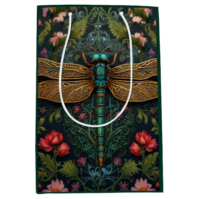 Elegant Vintage dragonfly boho botanical (Framsidan)