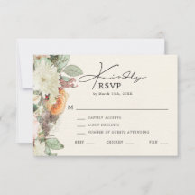 Elegant Vintage Floral Eucalyptus Roses Wedding