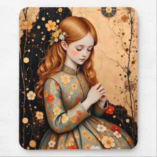~ Elegant Vintage Girl ~ Mousepad Musmatta
