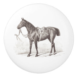 Elegant vintage häst equestrian knopp