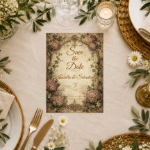 Elegant Vintage Hydrangea Bröllop