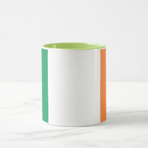 Elegant Vintage Irish Flagga on Ceramic Mugg