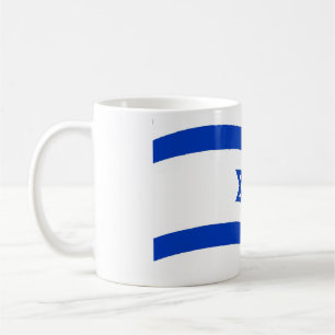 Elegant Vintage israelisk Flagga som omfattas Kaffemugg