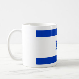 Elegant Vintage Israels Flagga Kaffemugg