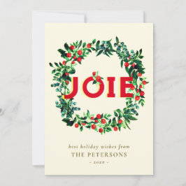 Elegant Vintage jul Berry Wandey Joy Julkort