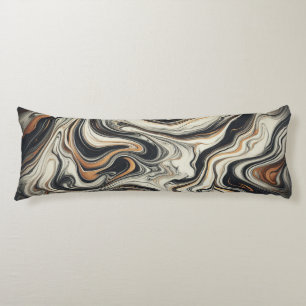 Elegant Vintage Marble Swirl Kroppskudde