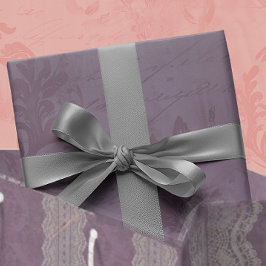Elegant Vintage Mauve Damask Tillfällen Presentpapper
