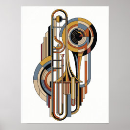 Elegant Vintage Modern Jazz Affisch