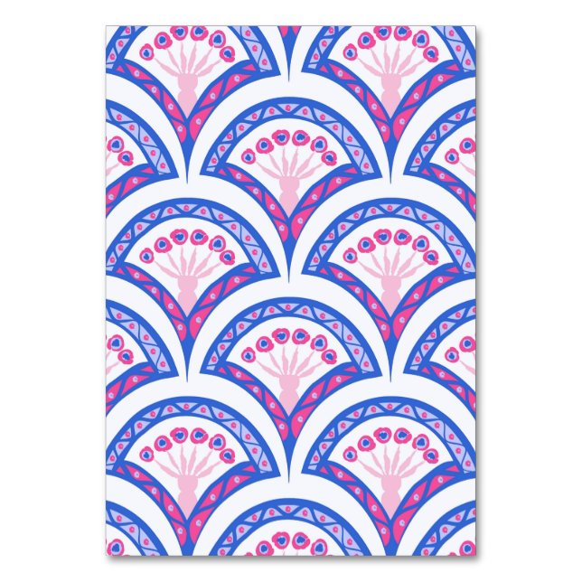 Elegant Vintage Ornamentalkonst Bordsnummer (Framsidan)