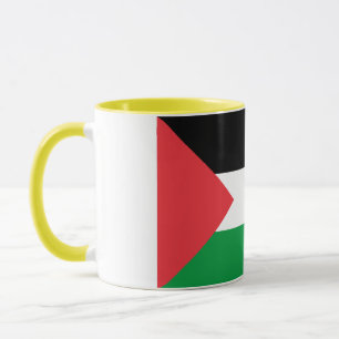 Elegant Vintage Palestinas Flagga omfattade kerami Mugg