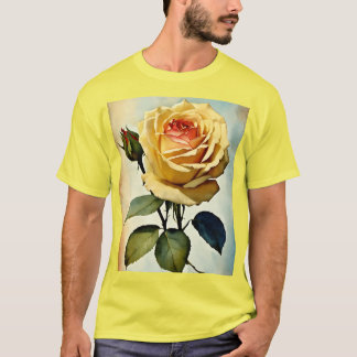 Elegant Vintage Ro T-Shirt-design - tidslös Fl T Shirt