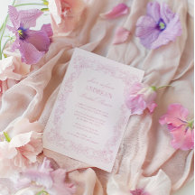 Elegant Vintage Romantisk Rosa Möhippa