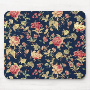 Elegant vintage rosa blom- Mousepad Musmatta
