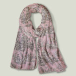 Elegant vintage rosa grått toile de jouy sjal<br><div class="desc">Vintage retro rosa grått toile de jouy Scarf. Förbättra din vardag med den tidlösa elegansen av toile de jouy-vintagens design, inspirerad av mönstren av shock rosa i fransk. Dessa sofistikerade Toile-avtryck är för närvarande en ständig vrede, vackra utformningar som ger naturskönhet och charm. Denna modeskapelse förenar både traditionell och contemporary...</div>