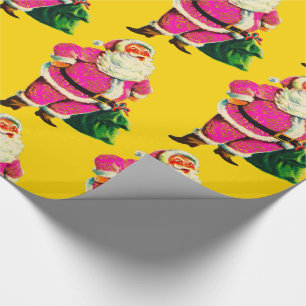Elegant Vintage rosa jultomte Delight Presentpapper