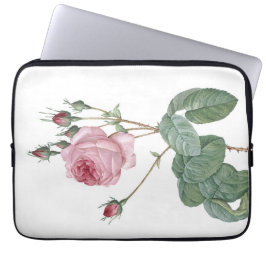 Elegant Vintage Rosa ros Botaniska Laptop Fodral