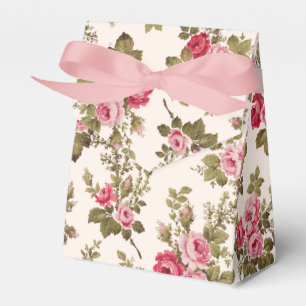 Elegant Vintage Rosa ros-Buff-bakgrund Presentaskar