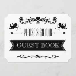 Elegant Vintage Svarta och vita Bröllop