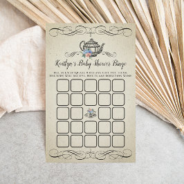 Elegant Vintage Tea Party | Babystövel Bingo