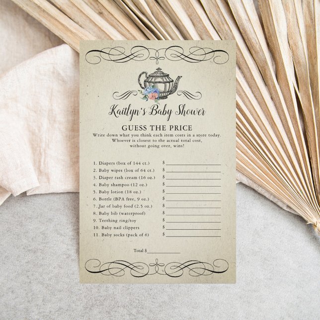 Elegant Vintage Tea Party | Barnstödsspel (Skapare uppladdad)