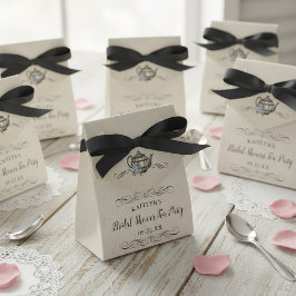 Elegant Vintage Tekafé | Bröllopsdusch Presentaskar