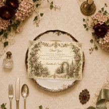 Elegant Vintage Trädgård Bröllop